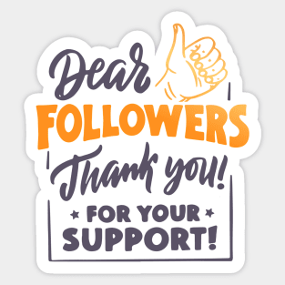 Follower Sticker